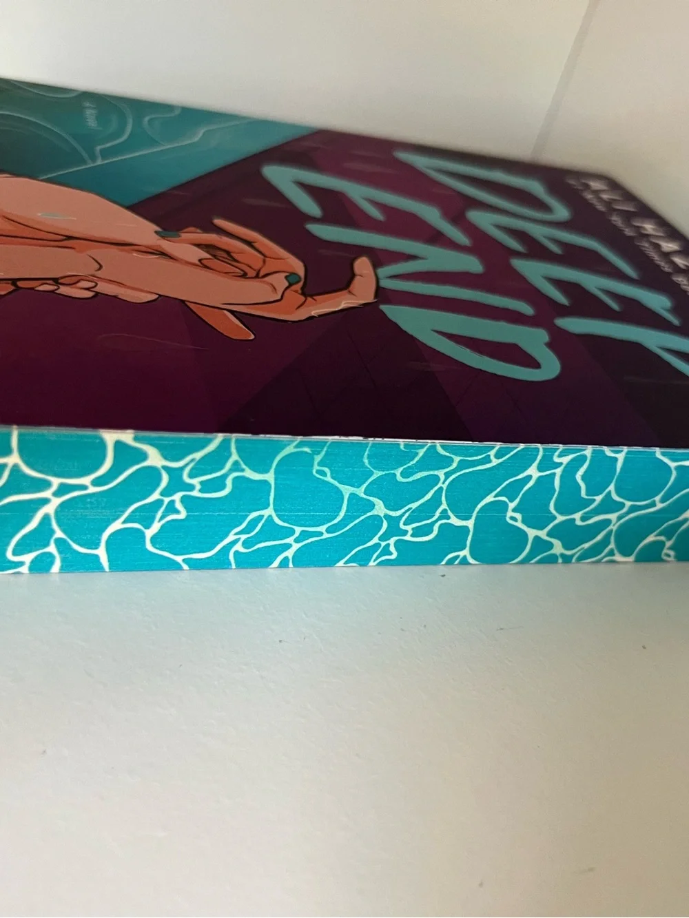 Deep End Paperback Book - Purple/Turquoise Cover